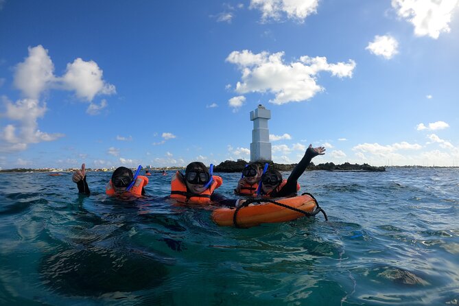 3 Hours VIP Semiprivate Tour Isla Mujeres Full Snorkeling Experience - Stop 1: Lighthouse Reef for a Shallow, Easy Start