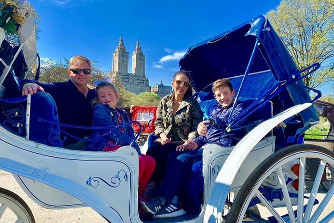 45 min Long VIP Central park carriage ride - Tavern on the Green, the Carousel, and Columbus Circle Passing-By Energy