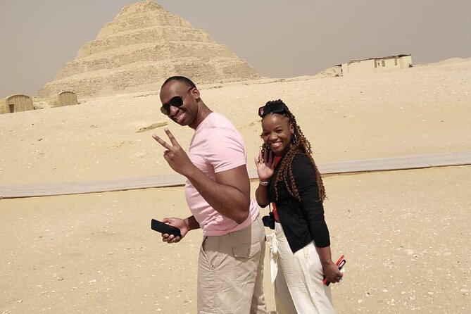 5-Hours VIP Private Day Memphis city ,Sakkara pyramids ,Dahshur - Dahshur Pyramids: Bent and Red in a Focused 1-Hour Block
