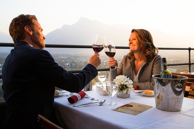 Best of Mozart Concert and Dinner or VIP Dinner at Fortress Hohensalzburg - VIP and GOLDEN VIP perks: drinks, booklet, and the little extras