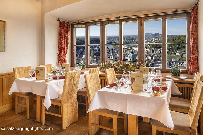 Best of Mozart Concert and Dinner or VIP Dinner at Fortress Hohensalzburg - Timing inside the fortress: why dinner length can make or break the evening