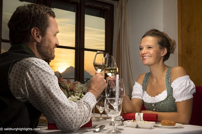 Best of Mozart Concert and GOLDEN VIP Dinner at Fortress Hohensalzburg - Golden VIP dinner at Hohensalzburg: the meal and the view