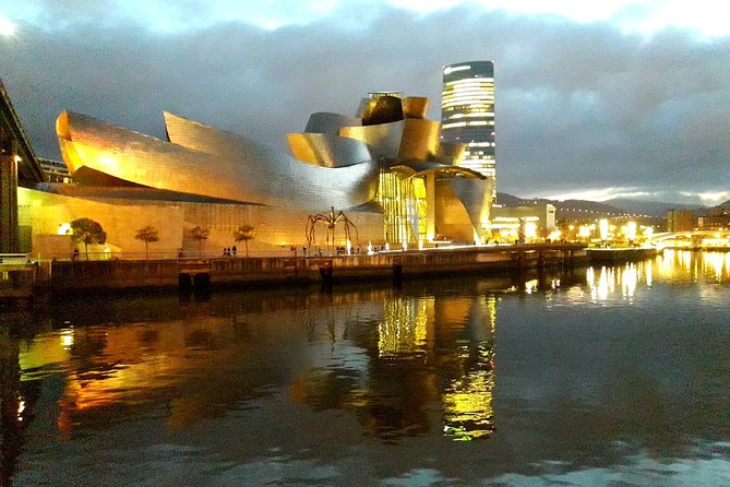 Bilbao: Guggenheim Like Never Before: VIP Access. Small Group.Top - Exterior time: Reading Frank O. Gehry’s titanium like a map