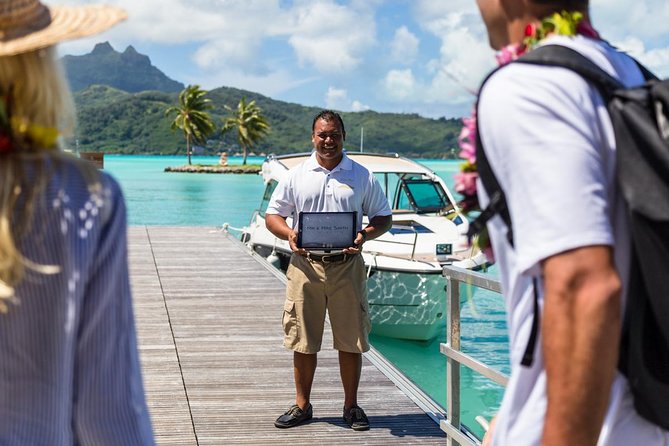 Bora Bora VIP Arrival Airport to Hotels Transfer - The Welcome Ritual: Flower Garland, Oshibori Towel, and Rehydration