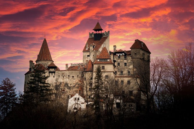 Bran Castle - Dracula's Castle after hours - After-Hours Bran Castle With Lantern Light Instead of Daylight Chaos