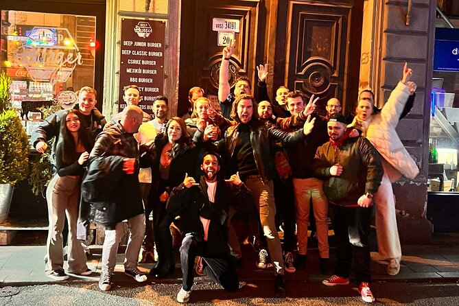 Budapest Ruin Pub Crawl +6 Shots +VIP Entries +Drinking Games - Price and logistics: $16.93 for a planned party