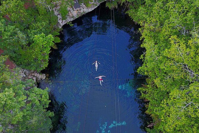Cenotes Private Tour VIP - Stop 2: Cenote Xunaan Ha for jumping and swimming fun