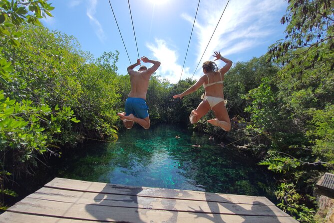Cenotes Private Tour VIP - Stop 1: Yal-ku Lagoon Open-Sky Cenote for an easy start