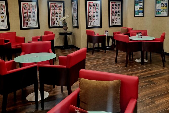 Club Kingston VIP Lounge & Priority Entry at Norman Manley - The lounge experience at Club Kingston: food, drinks, Wi‑Fi, and work space
