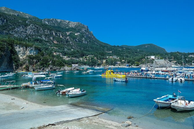 Corfu Grand Island VIP Tour - Paleokastritsa Beach: emerald water views and a Blue Caves add-on