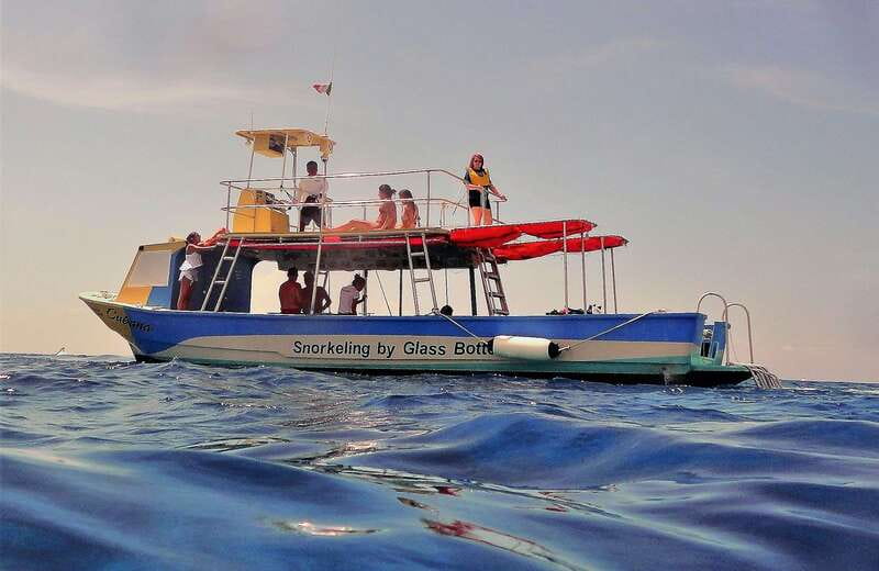 Cozumel: VIP Glass Bottom Boat & Snorkeling 3 Reefs Tour - Where you meet: El Cid La Ceiba near cruise piers