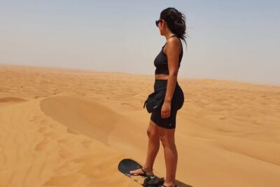 Dubai: All Inclusive Desert Safari with ATV, Camel, Horse ride, Vip & more - Sandboarding, restrooms, and photo stops: small breaks that matter