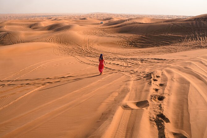 Dubai: Desert Safari, Quad Bike, Camel Ride with VIP Majlis - Sandboarding plus camel ride: two classics, done in a practical flow