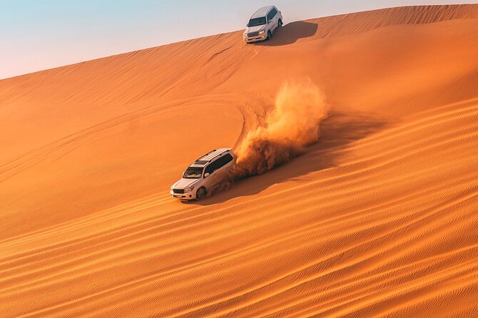 Dubai Evening 4x4 VIP Desert Safari ,Table Service BBQ Dinner - Price and logistics: why $63 can feel like a good deal