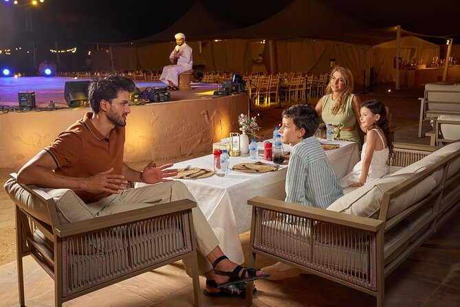 Dubai Private VIP Desert Dinner and Live Entertainment Show - VIP Gold vs Platinum: the meal experience you’re paying for