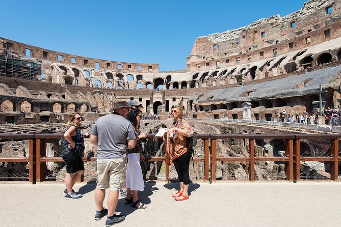 Express Colosseum with Arena Floor Guided Tour - Hearing the guide: English, accents, and audio equipment