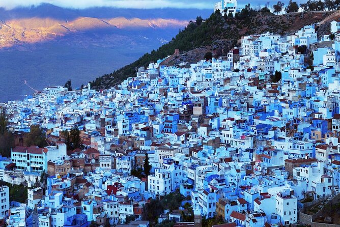 Fes VIP tour to Tangier 2 Days via Chefchaouen - Day 1: Fez morning drive, Volubilis, then Chefchaouen overnight
