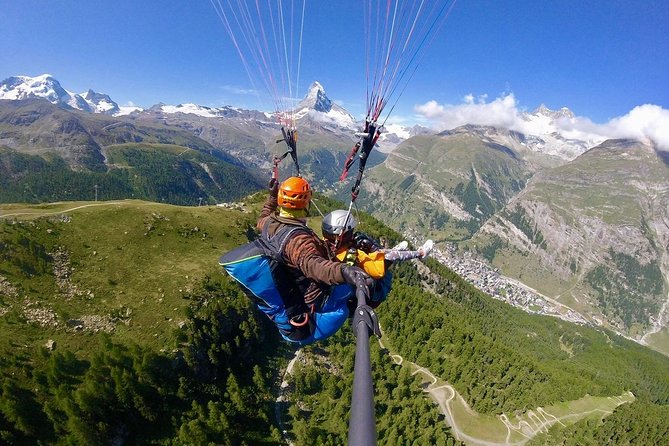 FLYMATTERHORN VIP Paragliding from Zermatt, With Matterhorn View - What your flight time actually feels like (including group timing)