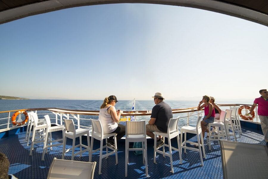 From Athens: Saronic Islands Full-Day Cruise with VIP Seats - The VIP Experience on Board: Lounge Time, Unlimited Drinks, and Captain Moments
