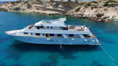 From Pafos: Ocean Flyer VIP Cruise - Adults Only - Getting your bearings on the Ocean Flyer: calm, roomy, and yacht-like