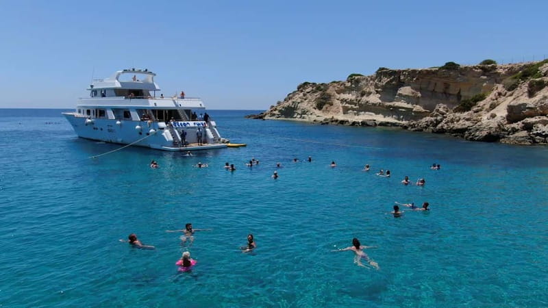 From Pafos: Ocean Flyer VIP Cruise - Adults Only - The waterfall moment: why it feels special from the sea