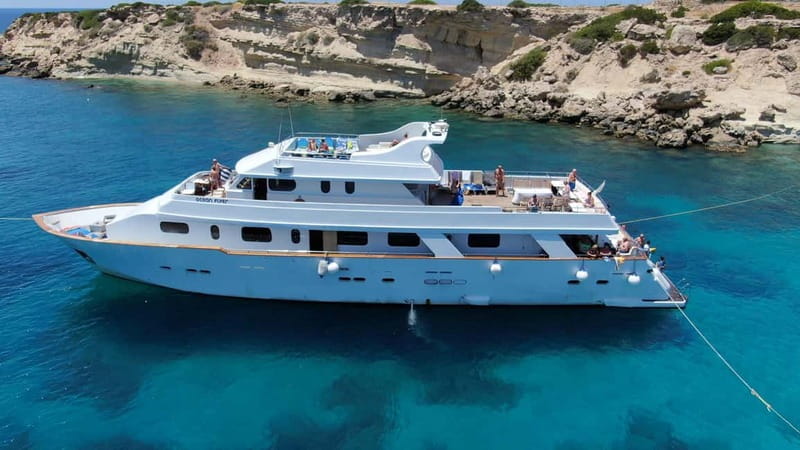 From Pafos: Ocean Flyer VIP Cruise - Adults Only - Getting your bearings on the Ocean Flyer: calm, roomy, and yacht-like