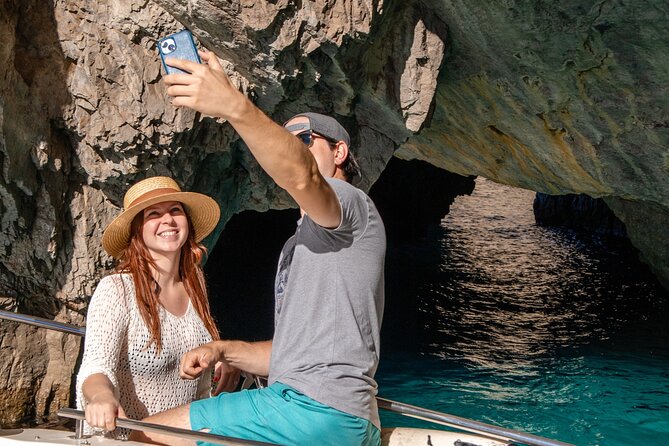 From Sorrento: Capri & Positano Private Boat VIP Tour - Sailing the Sorrento coast: Marina Grande, Roman ruins, and Athena’s temple