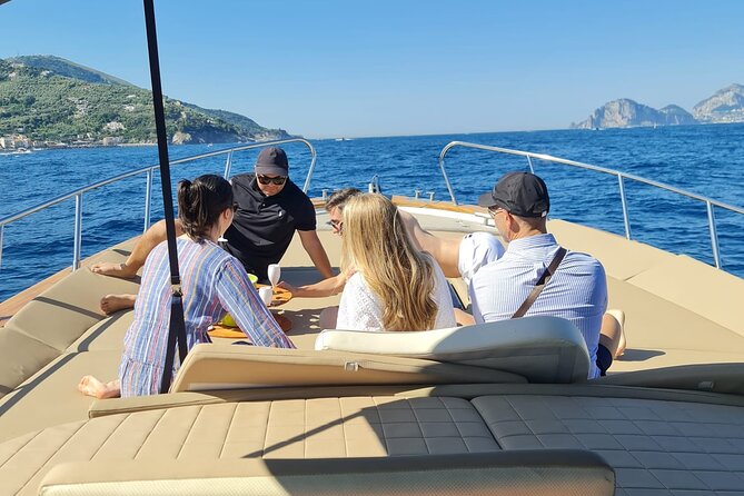 From Sorrento: Capri & Positano Private Boat VIP Tour - Sirens country: Bay of Ieranto and the Li Galli swim stop