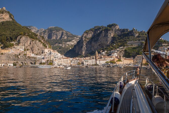 From Sorrento or Positano: Amalfi Coast Private Boat VIP Tour - Heading to Amalfi: that 30-minute navigation