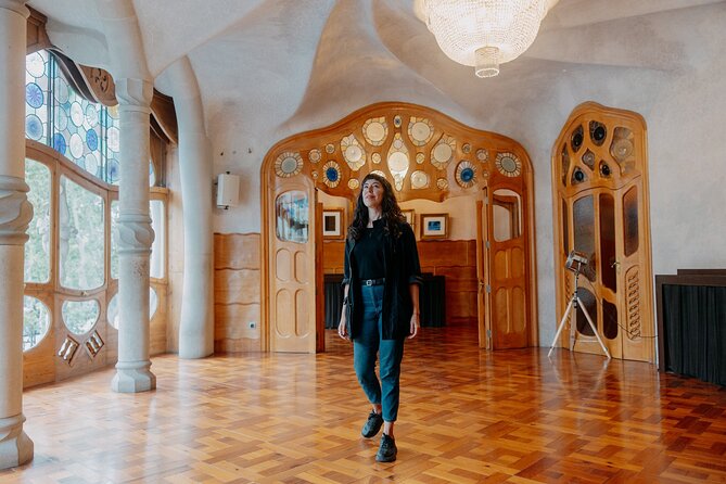 Gaudi Casa Batlló Pre Opening Tour &Skip-the-Line Sagrada Familia - The rear patio and rooftop views: when the design turns airy