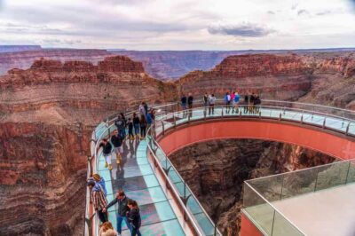 Grand Canyon Hoover Dam and Joshua Tree VIP Small Group Tour - Grand Canyon West Rim and Eagle Point: the main event