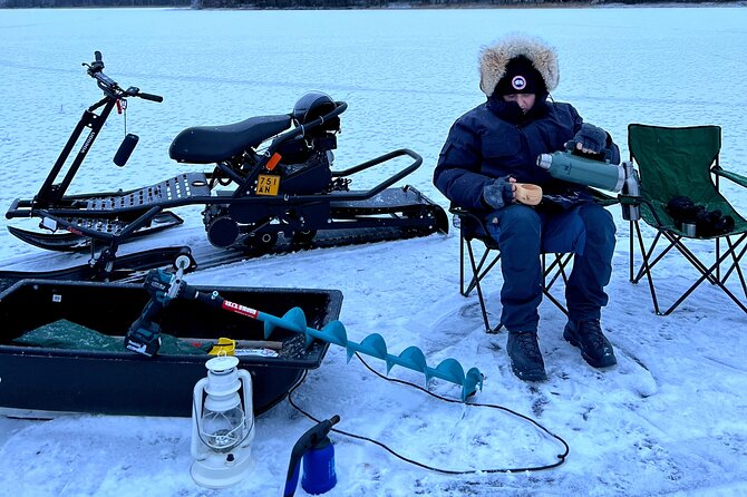 "ICEBREAKER" Ice Fishing VIP Private Tour - Ice fishing instruction: fun when the conditions cooperate