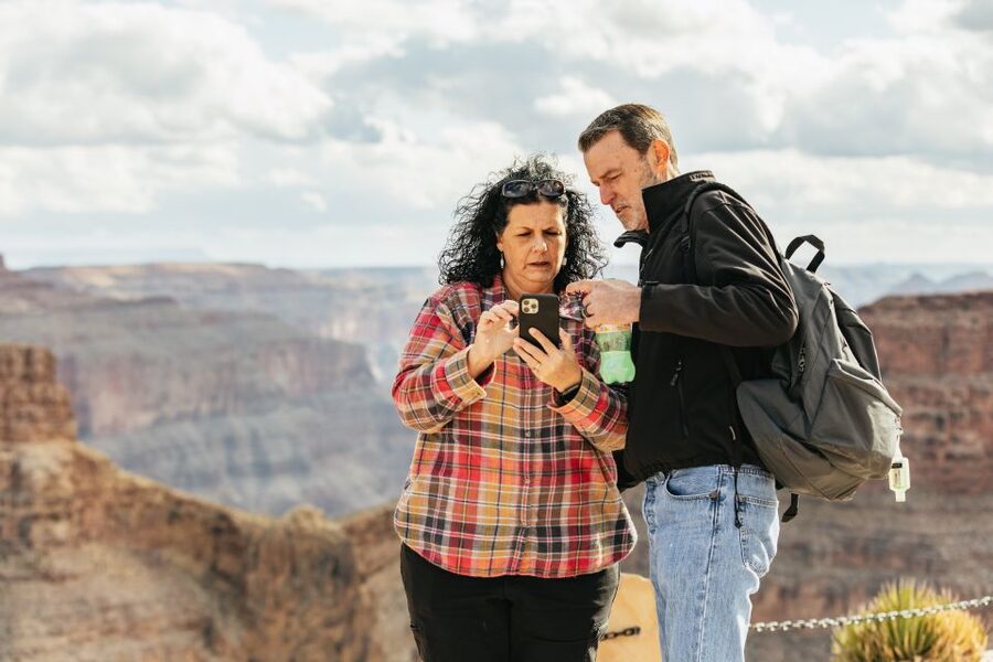 Las Vegas: Grand Canyon West Rim VIP Luxury Small Group Tour - Hoover Dam on the Pat Tillman Bridge: the first big wow moment