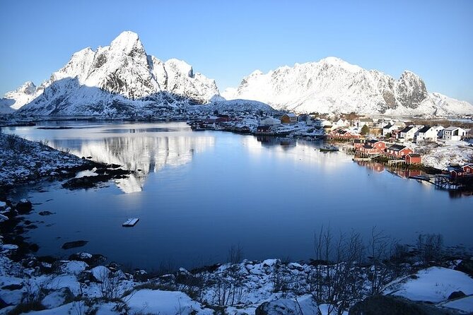 Lofoten VIP PRIVATE tour from Svolvaer - Sakrisoya seafood break: the yellow cabins lunch hour