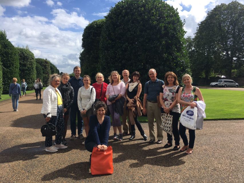 London: VIP Kensington Palace Gardens Tour & Royal High Tea - Kensington Palace Gardens route: Cradle Walk, the Sunken Garden, and the Diana statue