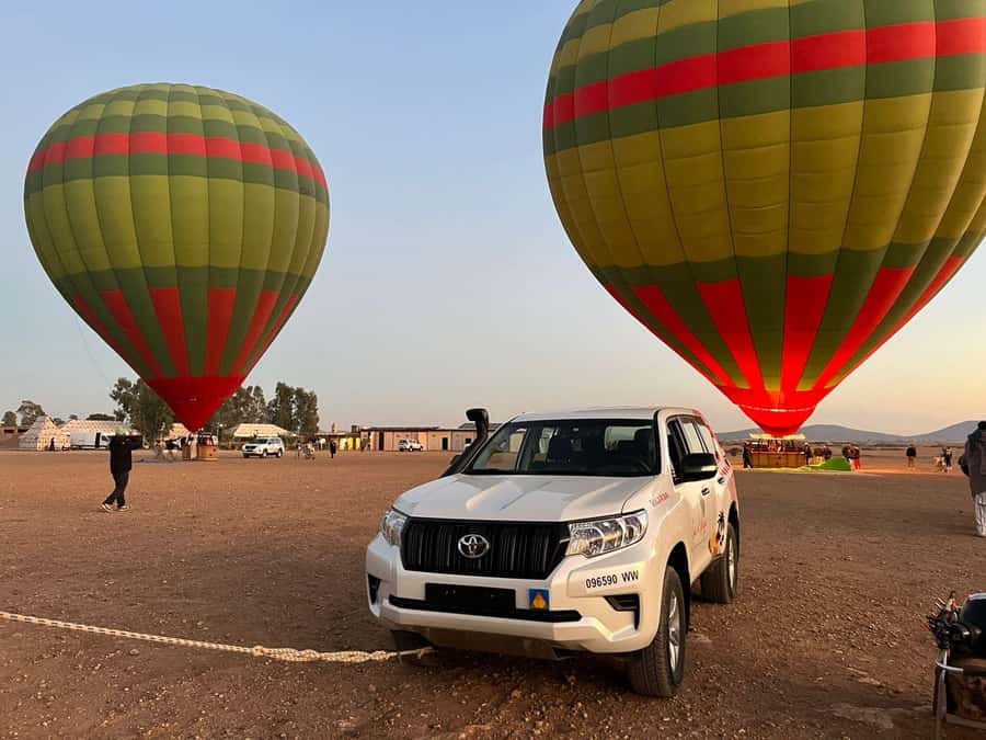 Marrakech: VIP Flight with Private Section in Shared Balloon - How the VIP-style balloon ride works from Marrakech