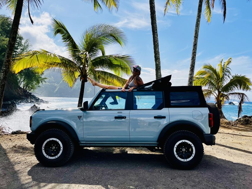 Maui: VIP Road to Hana Private Tour in Convertible Bronco - Hana Town break: markets, shopping, and a real food rhythm