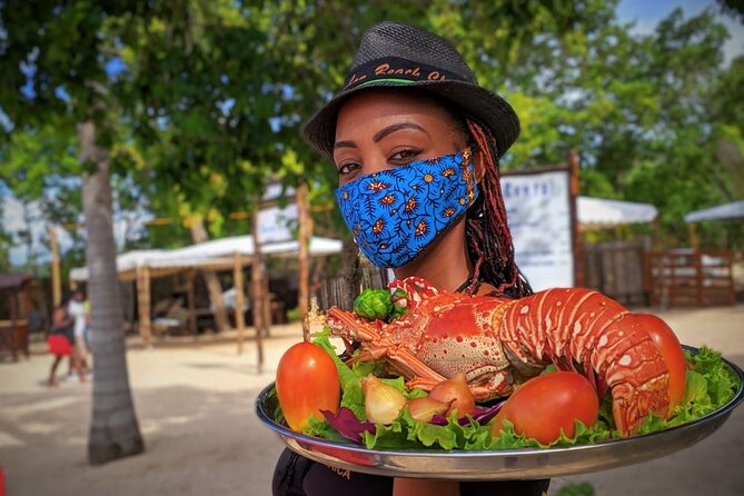 Montego Bay: Bamboo Beach Club VIP Access with Lunch & Cocktails - Lunch That Feels Like Jamaica: Four Courses and Real-Flavor Choices
