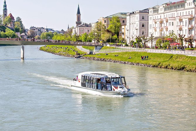 Mozart Concert and Dinner or VIP Dinner at Fortress Salzburg with River Cruise - Salzburg Mozart on the water first: the Salzach cruise makes the night
