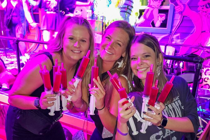 Nashville Bar Crawl with VIP Club Entrance and Bonus Shots - How the 3-hour pacing really works (4 stops, short hangs, big energy)