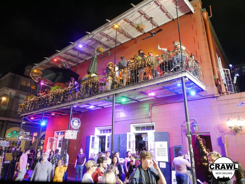 New Orleans: VIP Bar and Club Crawl Tour with Free Shots - Four Venues, One Party Plan: How the Stops Work