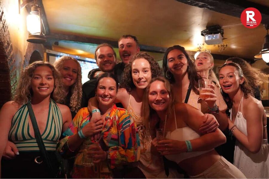 Nice: Ultimate Party Bar Crawl Free Shots & VIP Club Entry - Meeting at Hostel Villa Saint Exupéry: the easiest place to start