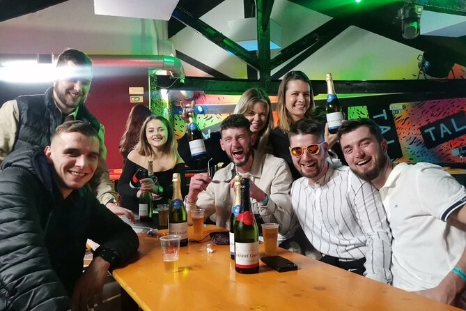 NYE Pub Crawl + VIP Club Entry - Miradouro de Santa Catarina: fireworks plus the midnight champagne pop