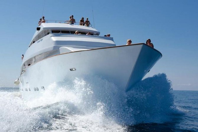 Ocean Flyer VIP Cruise from Paphos Adults Only - Swim stops, snorkeling time, and canoeing: fun in the Mediterranean (with a couple of cautions)