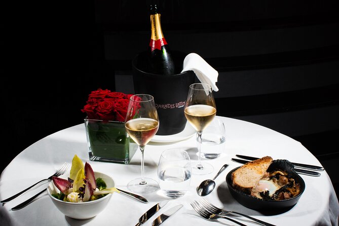 Paris Paradis Latin Cabaret VIP seating, Dinner & Bollinger Champ - Seating Comfort and Timing for a 7:30 pm Start