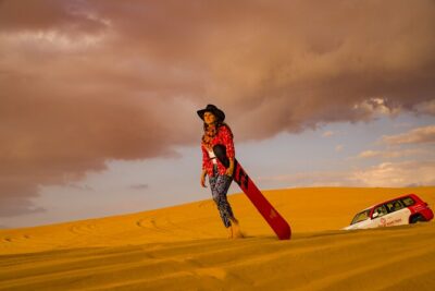 Premium Dubai Red Dunes with quadbike, camel ride and VIP Dinner - From hotel pickup to your first dune bash