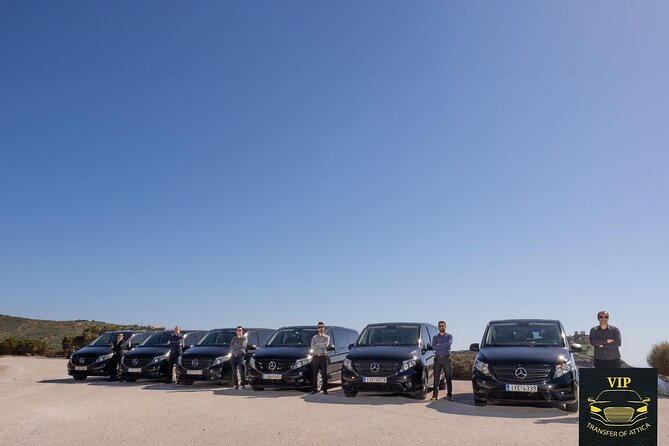 Private Athens Transfer Airport/Port -Greek Tours-Hourly service - The car, Wi‑Fi, and water: comfort you feel at pickup