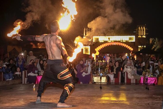 Private Desert Safari Dubai with private VIP setup - Food, sweets, coffee, dates, and shisha: how the camp keeps moving
