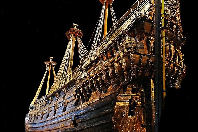 Private full day VIP city tour by limousine car in Stockholm - Vasa Museum: guided time for a wooden ship that’s 98% intact