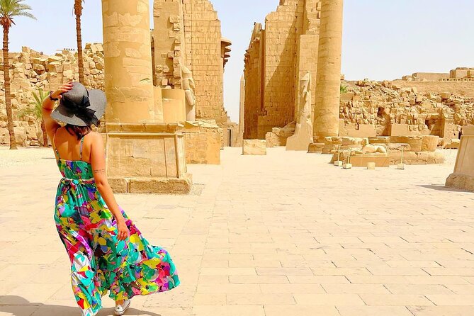 PRIVATE VIP Full Day Tour to Luxor Kings With Lunch from Hurghada - Temple of Hatshepsut at Deir el-Bahari: terraces with attitude